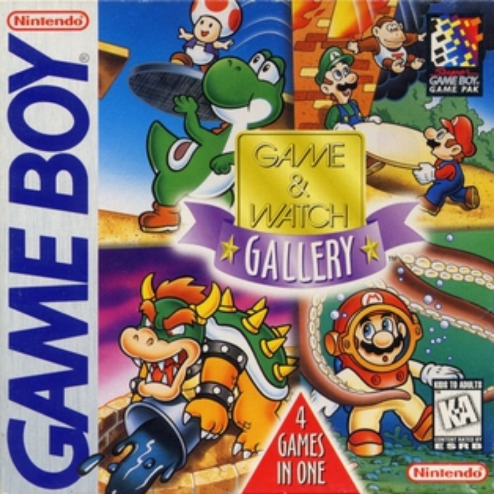 Vintage | Nintendo Game Boy "Game & Watch Gallery" 4 Video Games in 1